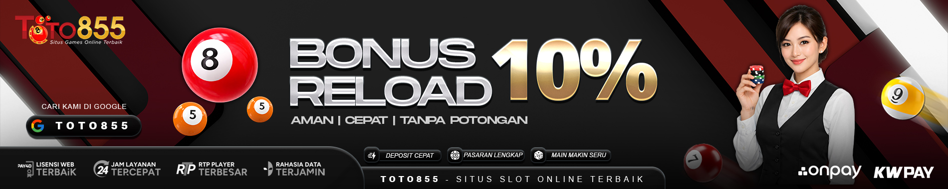 BONUS RELOAD 10%